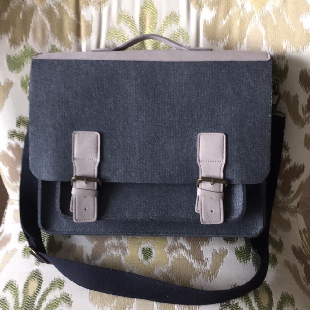 Men’s Fabric Shoulder Satchel